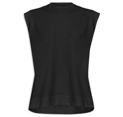 Camiseta Feminina Lisa - Preto