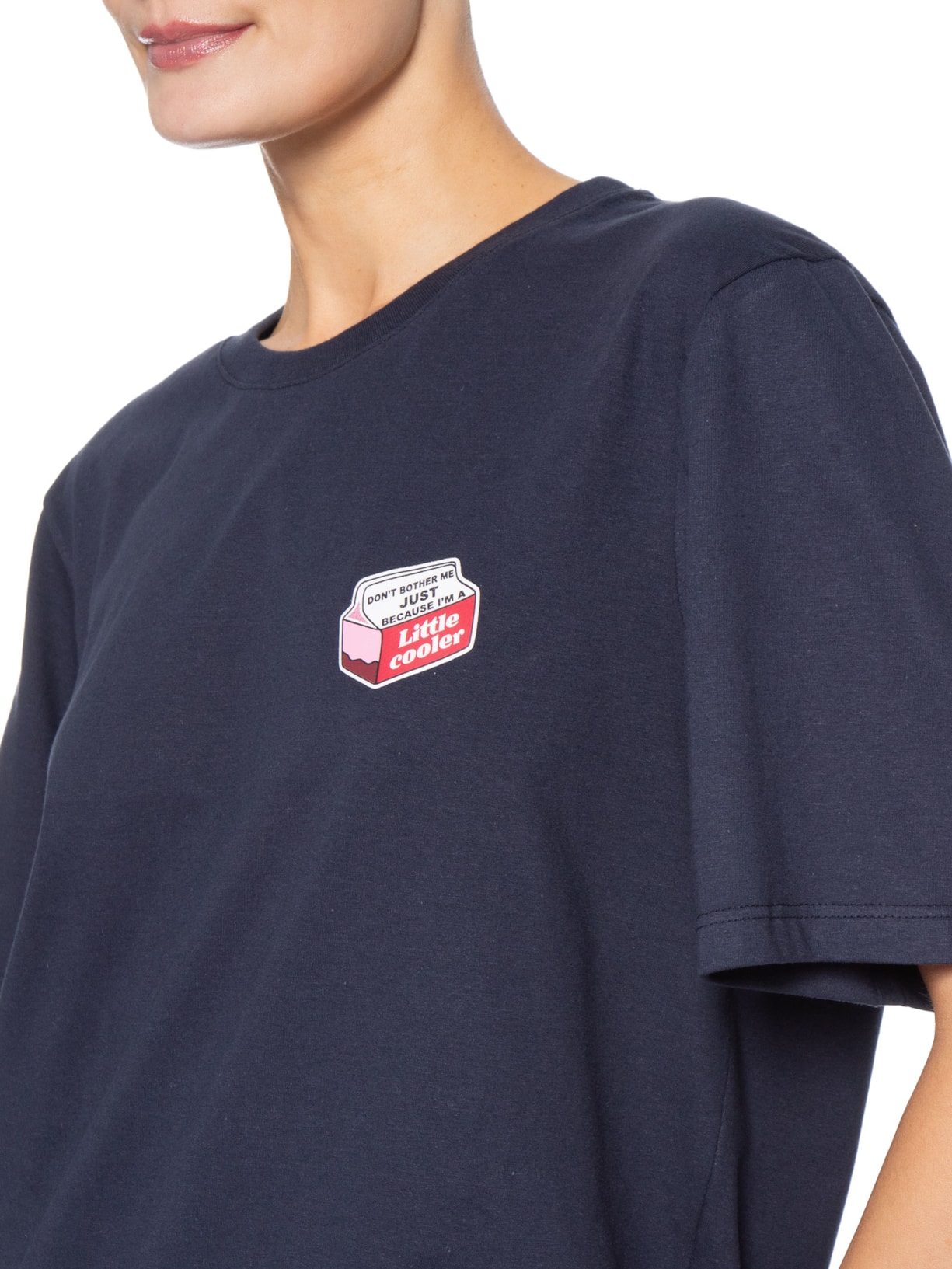 Camiseta Feminina Little Cooler Azul All Most Vintage