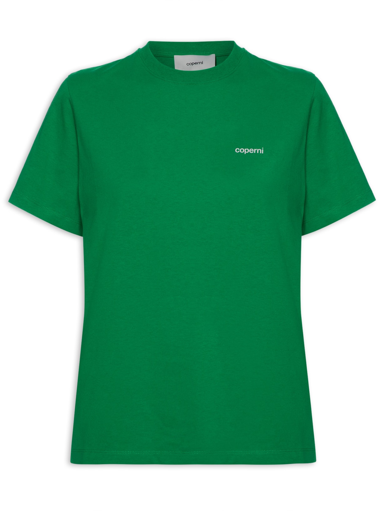 Camiseta Feminina Logo Boxy - Verde