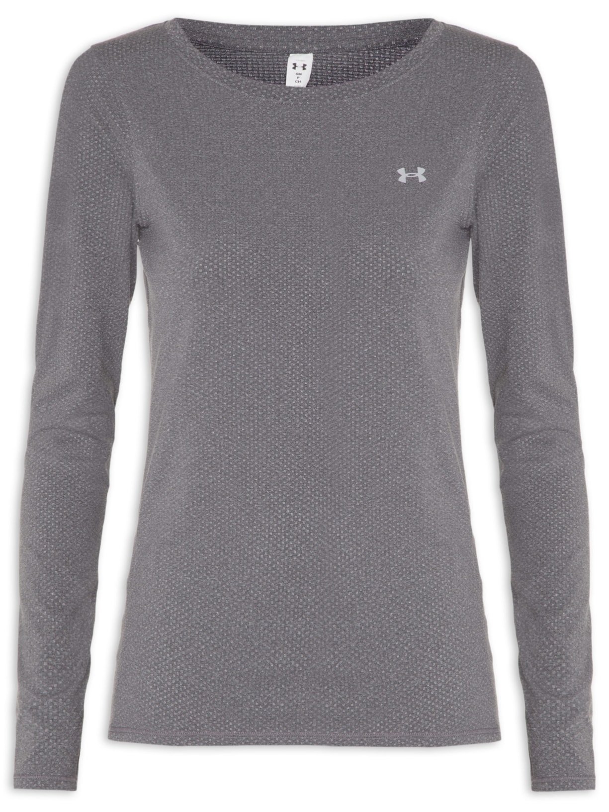 Camiseta Feminina Long Sleeve - Cinza