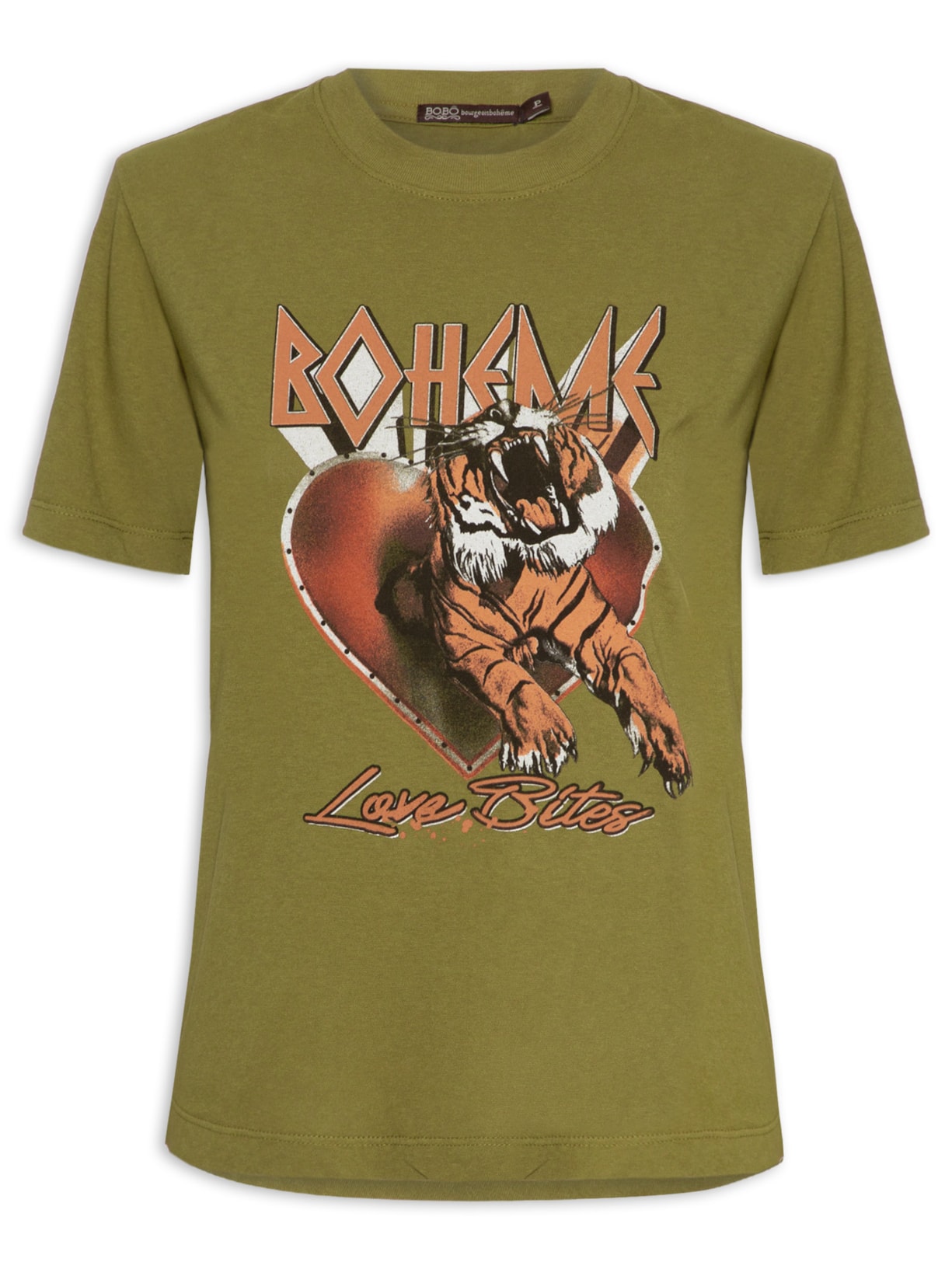 Camiseta Feminina Love Bites - Verde