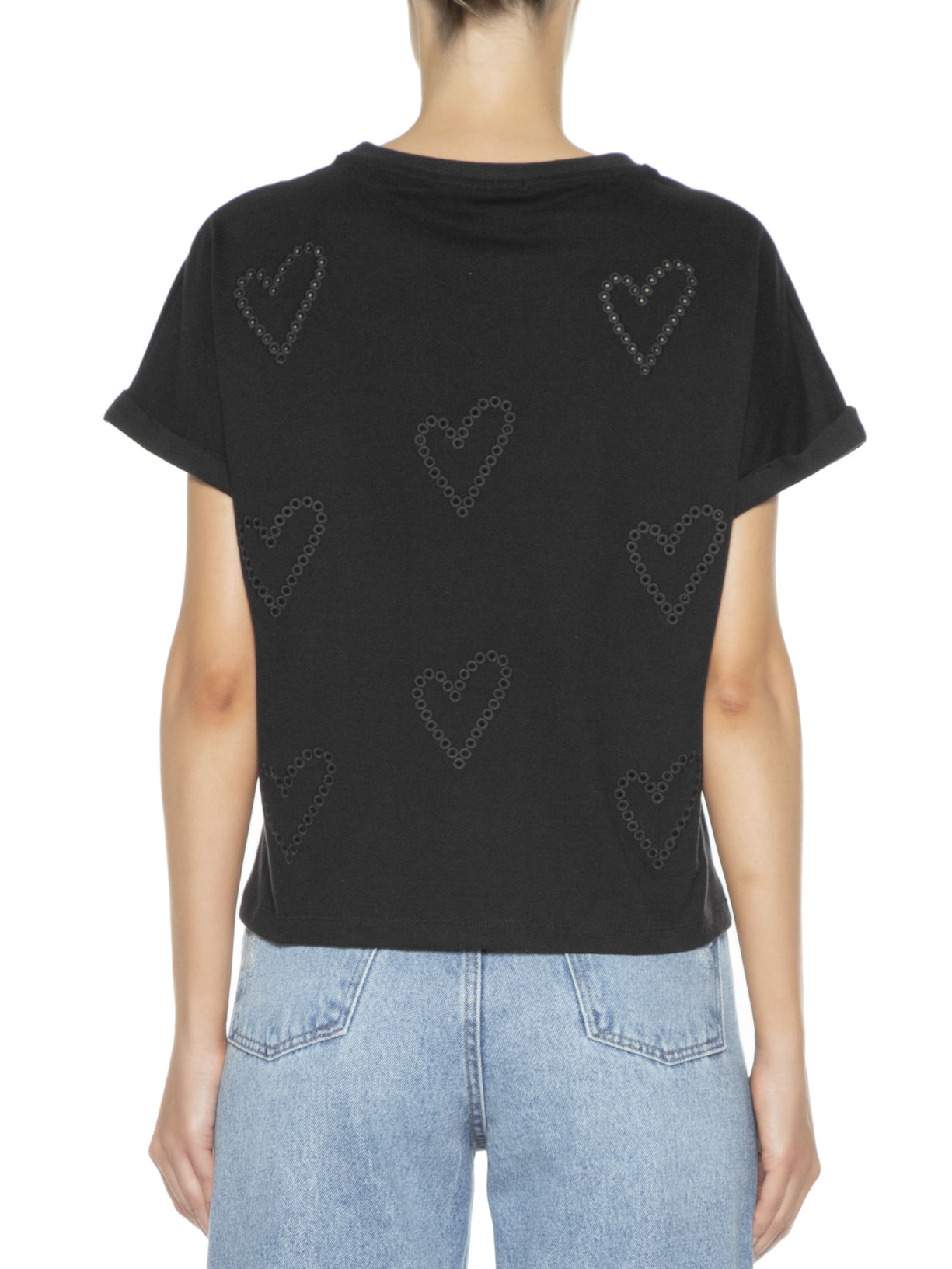Camiseta Feminina Love Rechilieu Preto Twenty Four Seven
