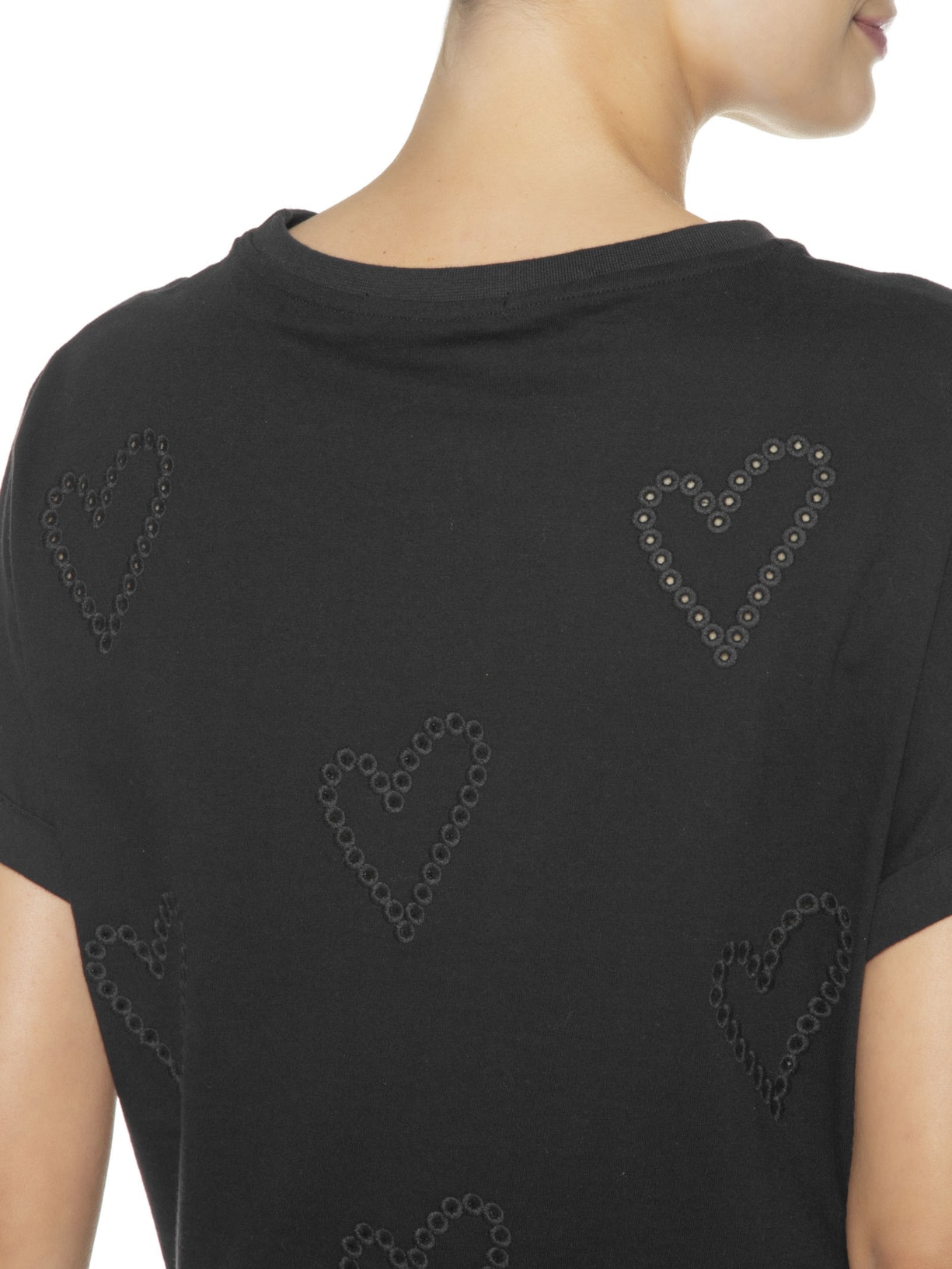 Camiseta Feminina Love Rechilieu Preto Twenty Four Seven