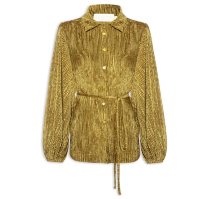 Camiseta Feminina Luar - Dourado