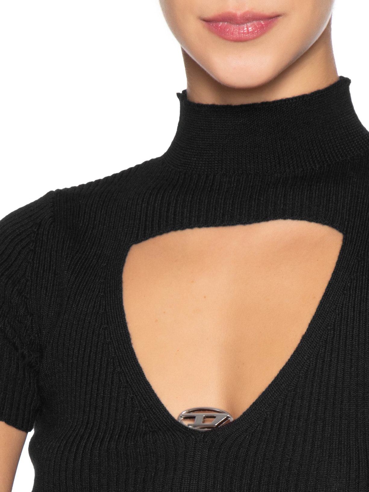 Camiseta Feminina M-Olive Preto Diesel