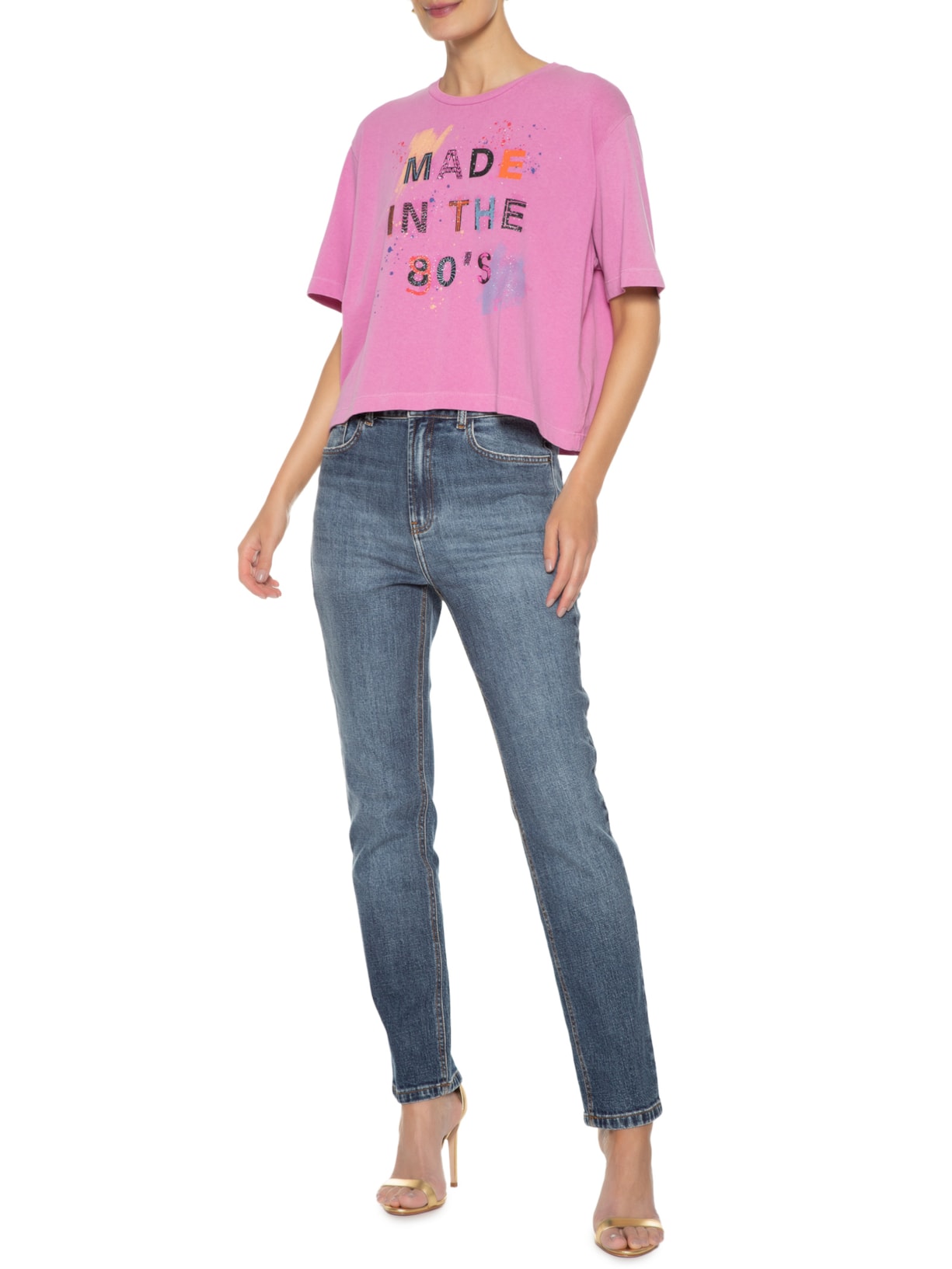 Camiseta Feminina Made In The 90's Lilás Twenty Four Seven