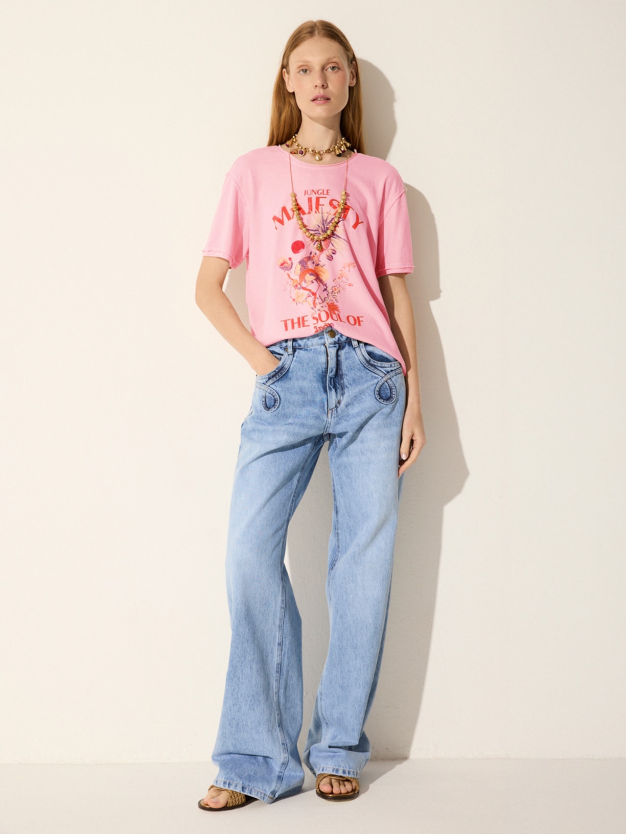 Camiseta Feminina Majesty Rosa Mixed