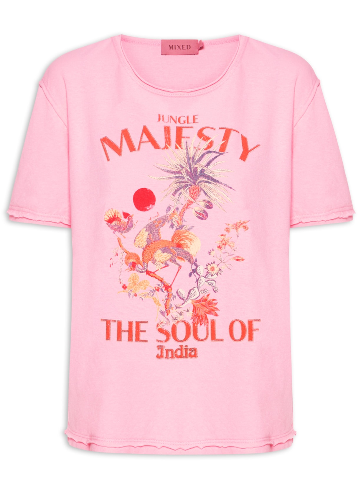 Camiseta Feminina Majesty Rosa Mixed