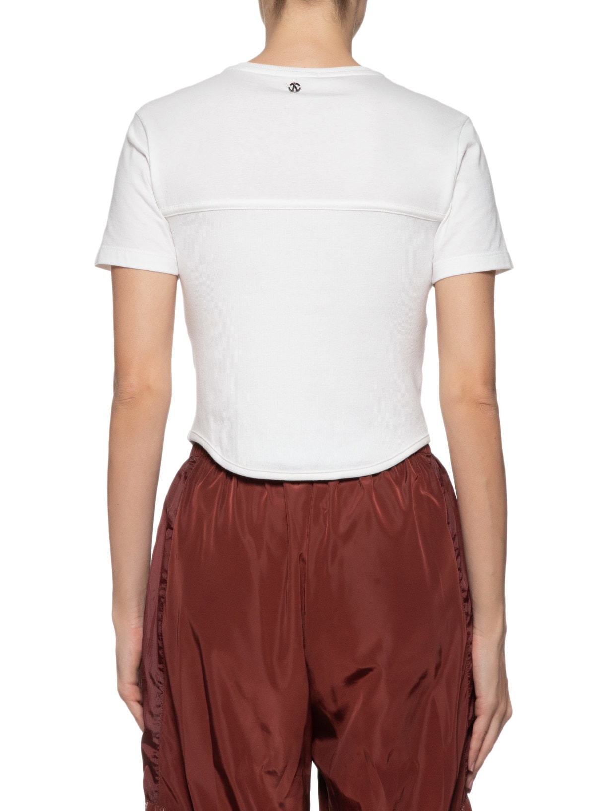 Camiseta Feminina Malha Corset Branco Animale Jeans