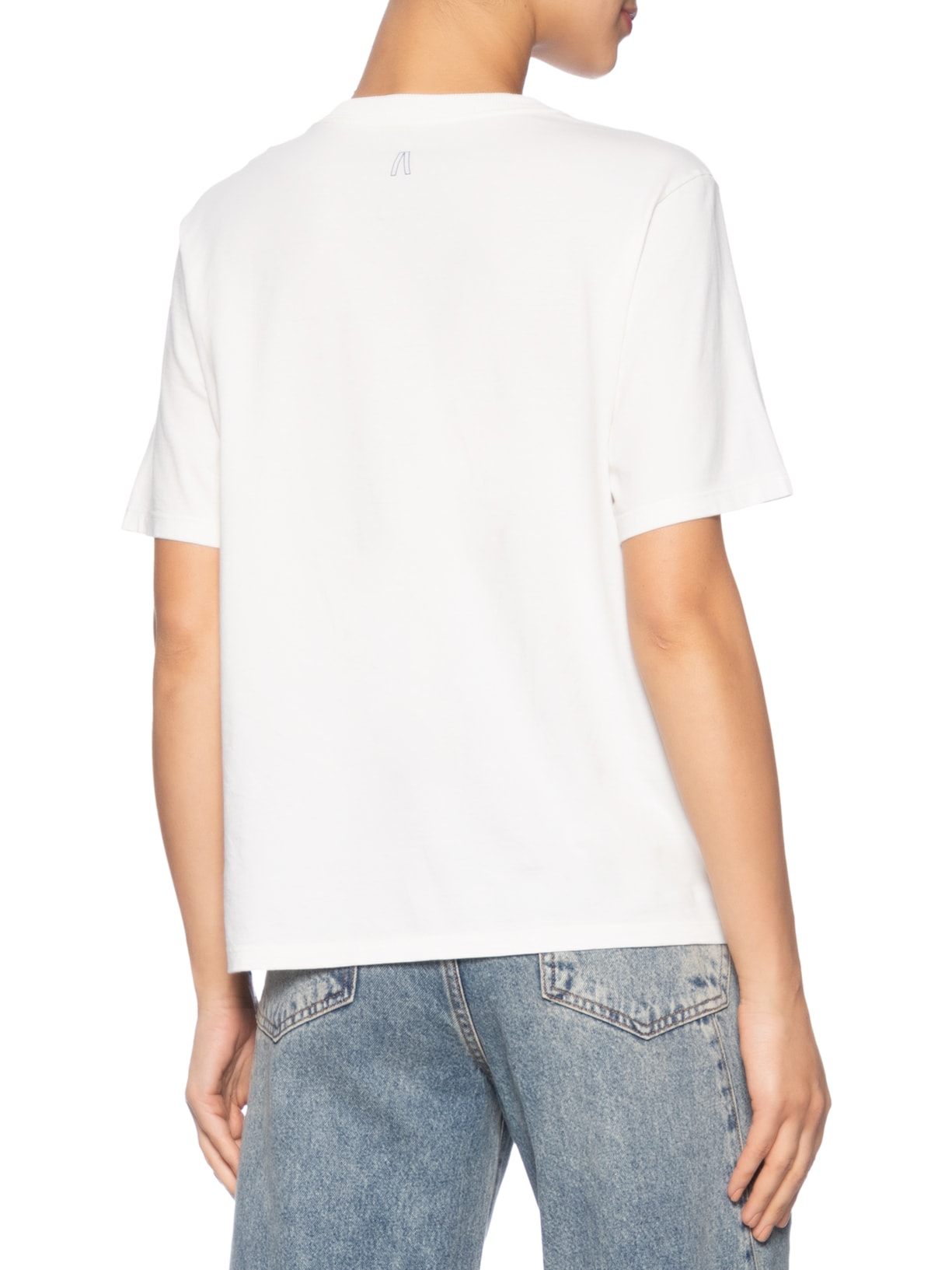 Camiseta Feminina Malha Estampada Off White  Animale Jeans