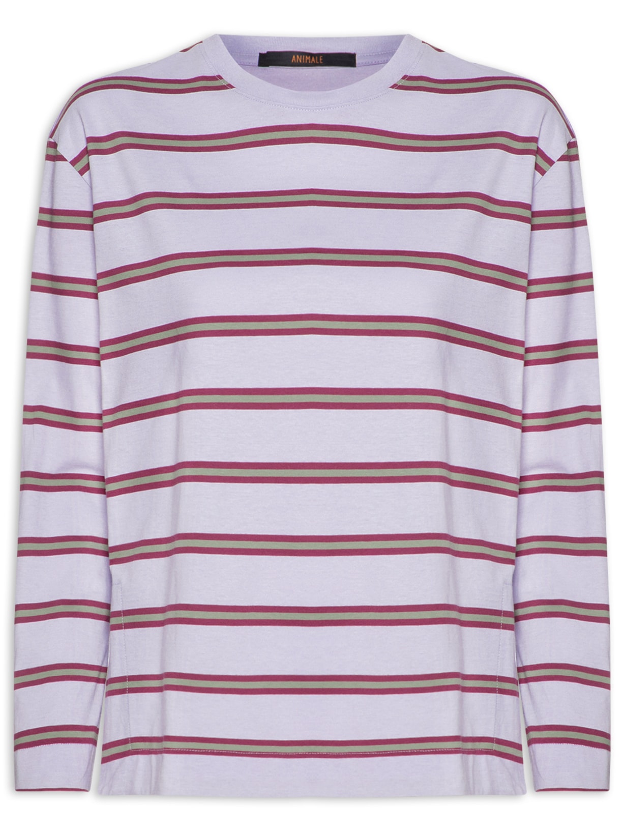 Camiseta Feminina Malha Fio Tinto Color - Roxo
