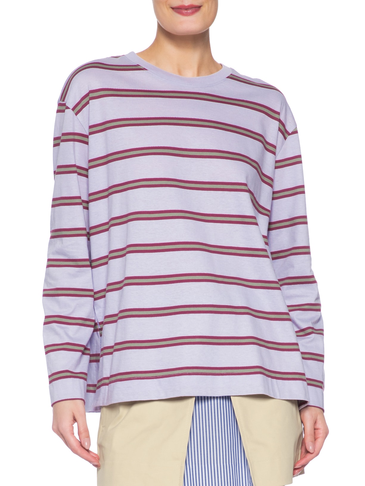 Camiseta Feminina Malha Fio Tinto Color Roxo Animale