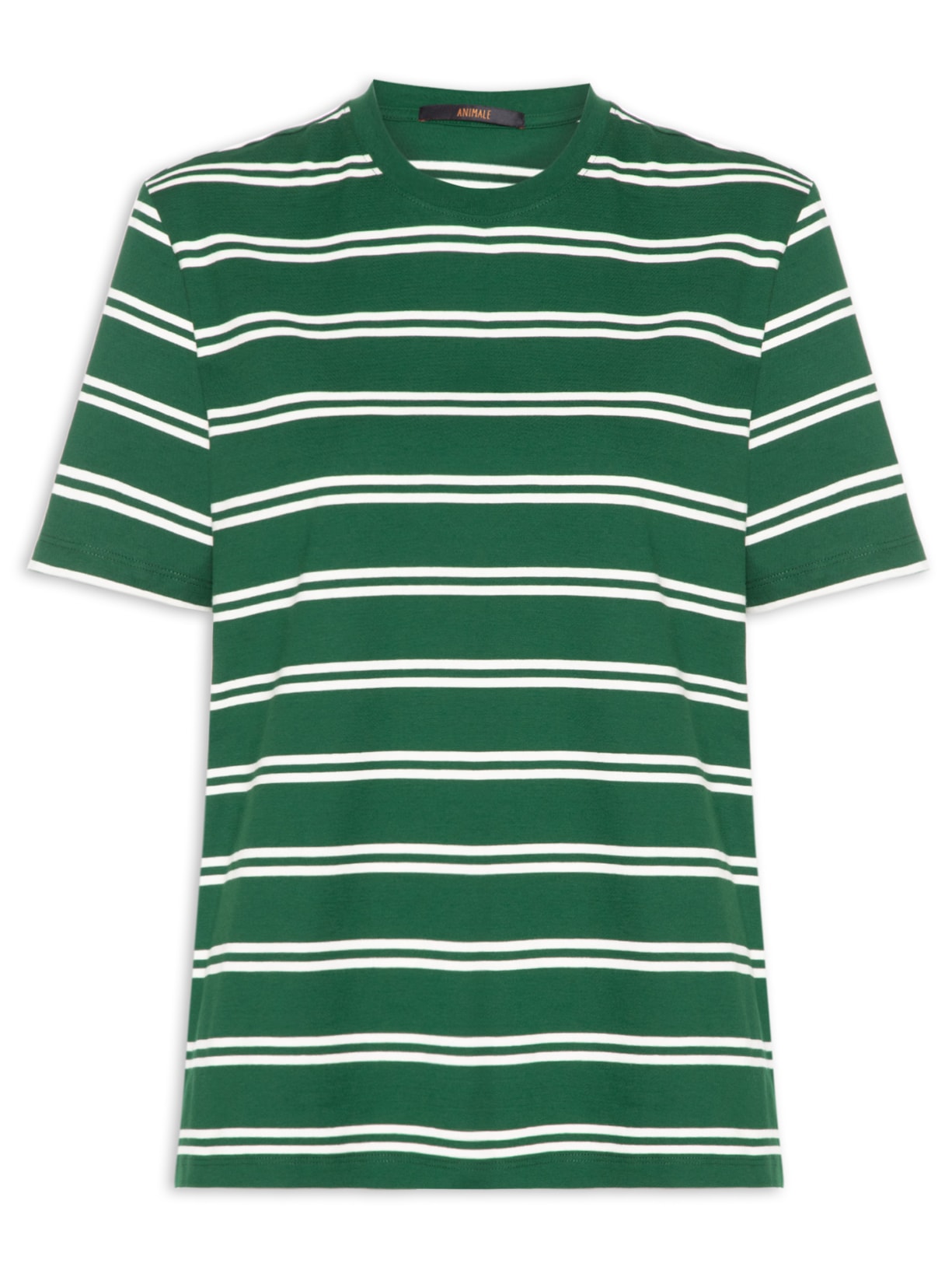 Camiseta Feminina Malha Fio Tinto Color Verde Animale