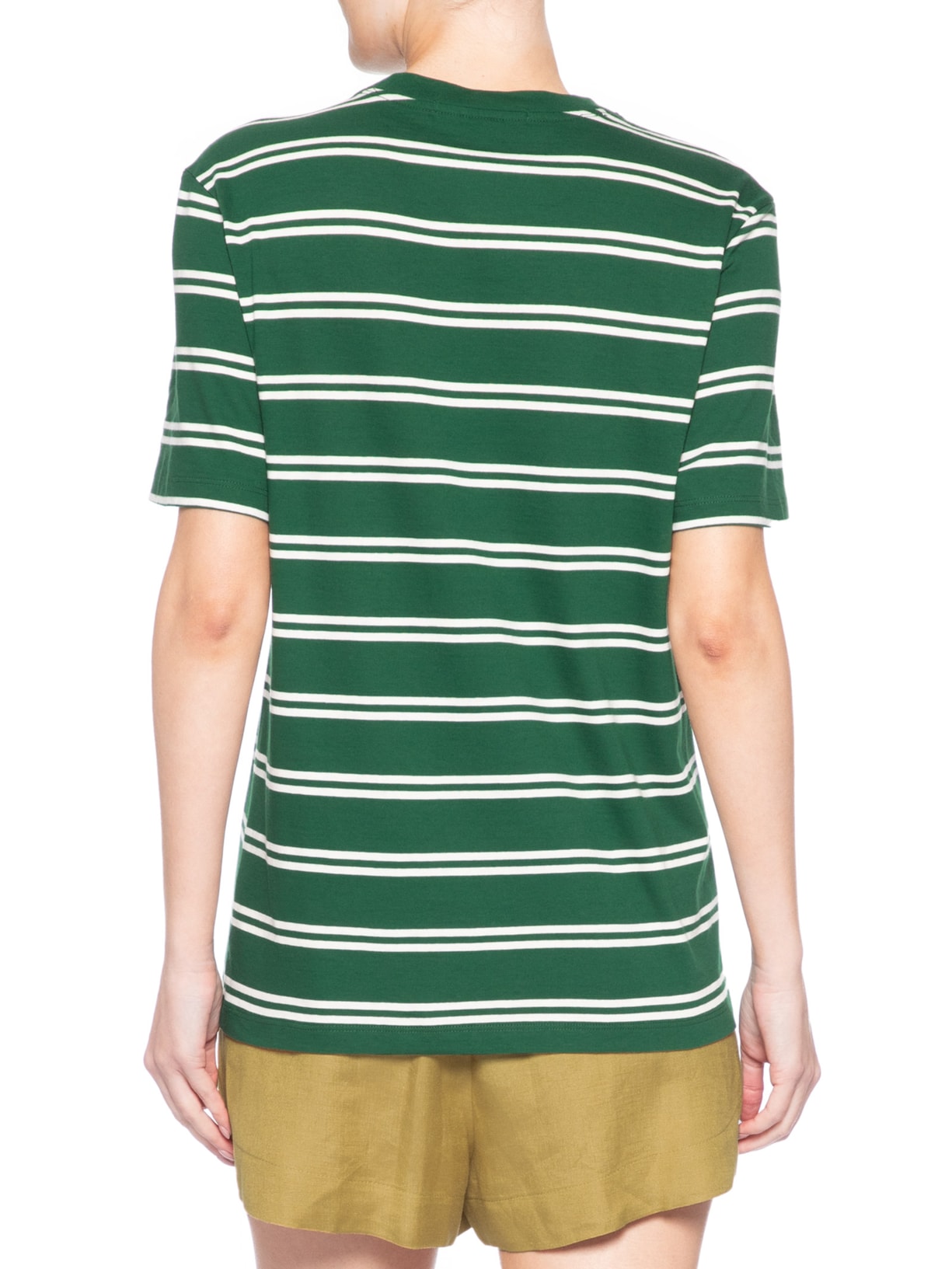 Camiseta Feminina Malha Fio Tinto Color Verde Animale