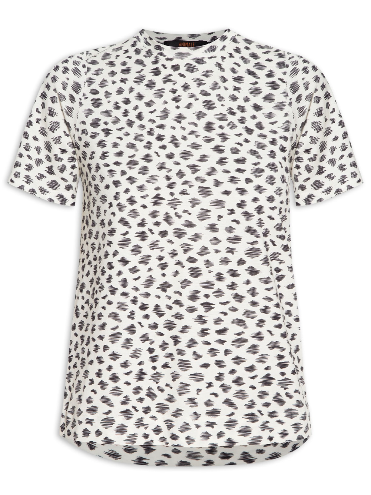 Camiseta Feminina Malha Geo Esboco Whitecap - Off White