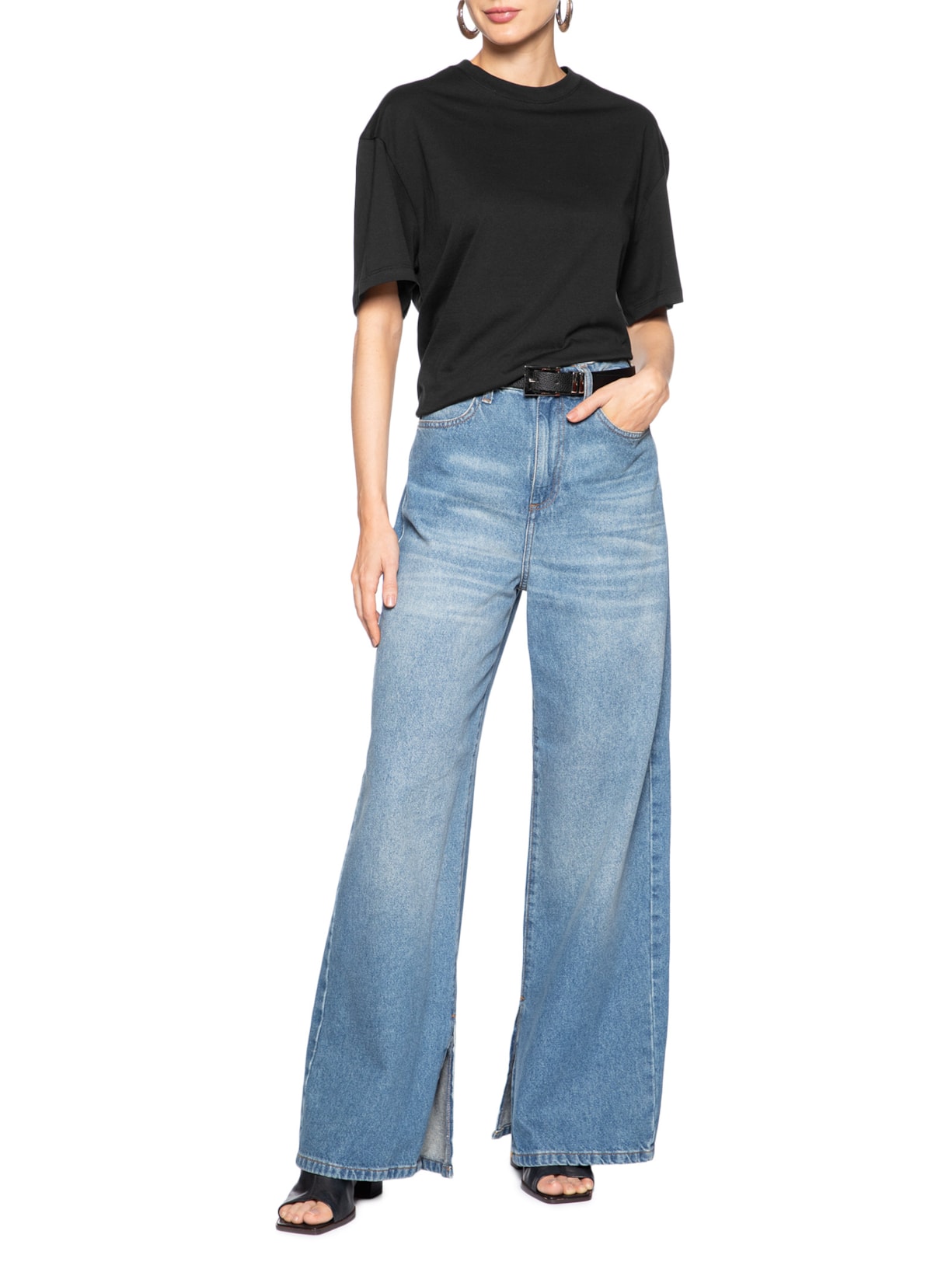 Camiseta Feminina Malha Pima – Preto Animale