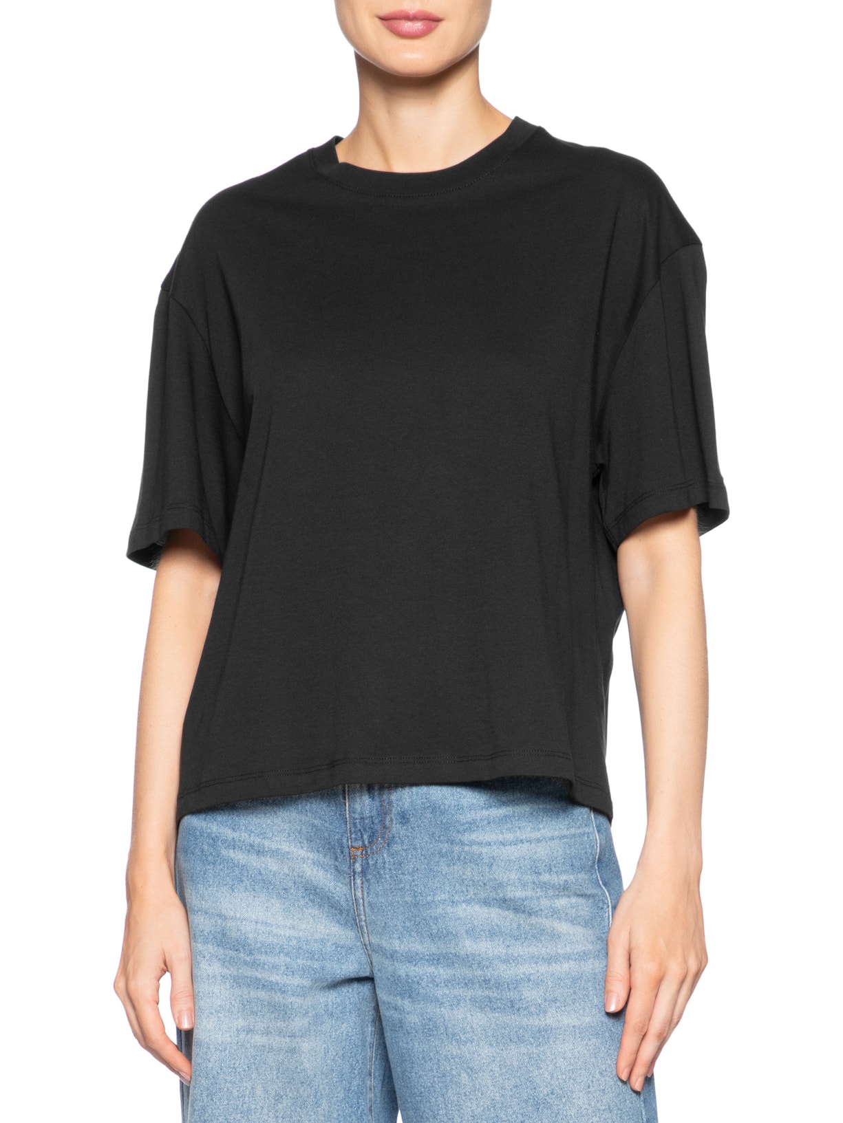 Camiseta Feminina Malha Pima – Preto Animale