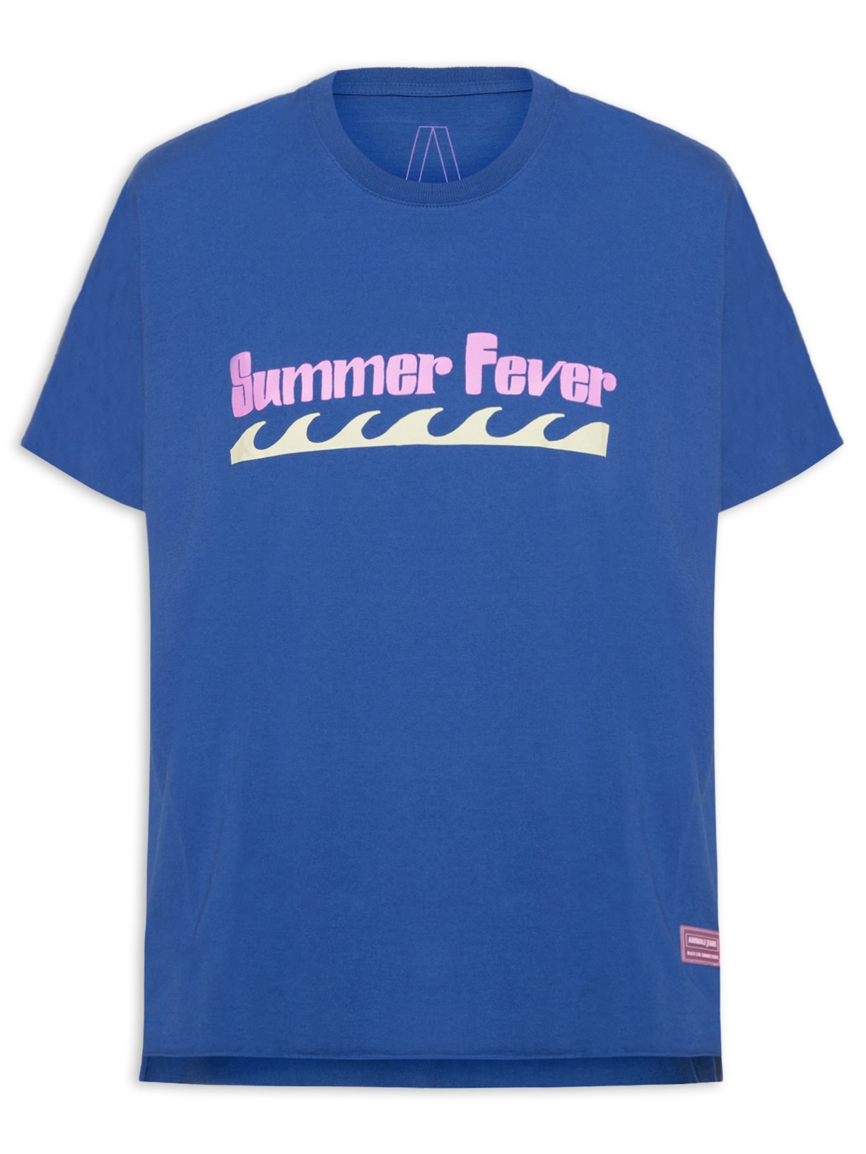 Camiseta Feminina Malha Summer Fever - Azul
