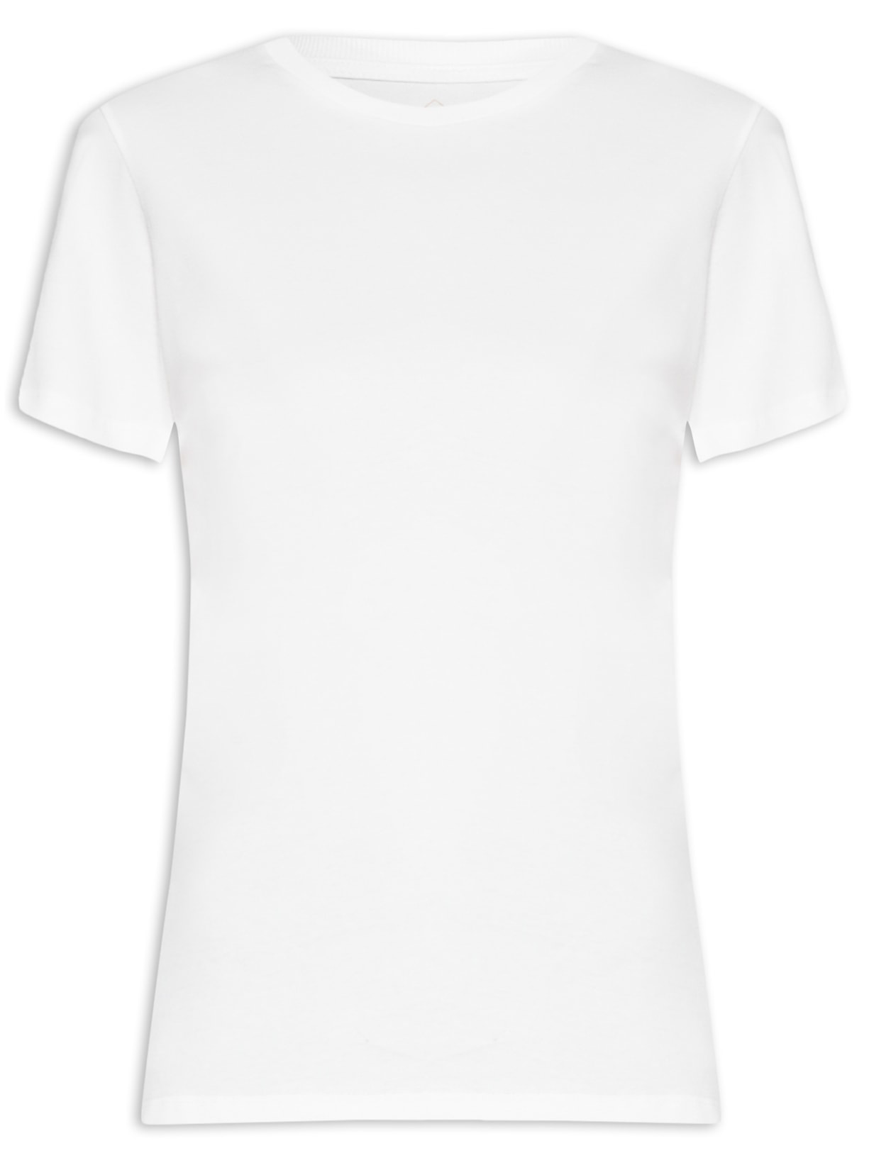 Camiseta Feminina Manga Curta - Branco