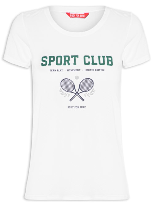 Camiseta Feminina Manga Curta - Branco