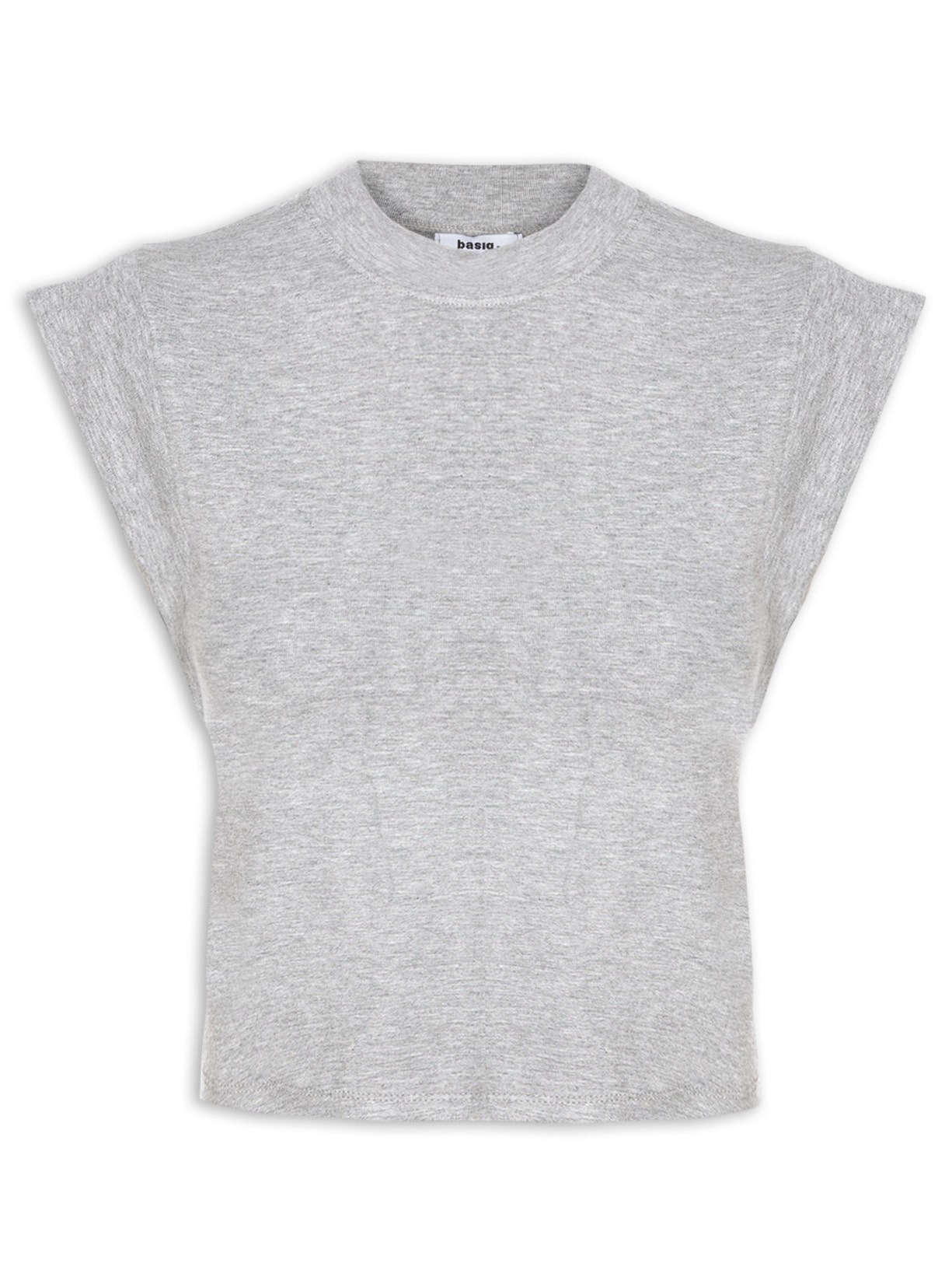 Camiseta Feminina Manga Curta - Cinza