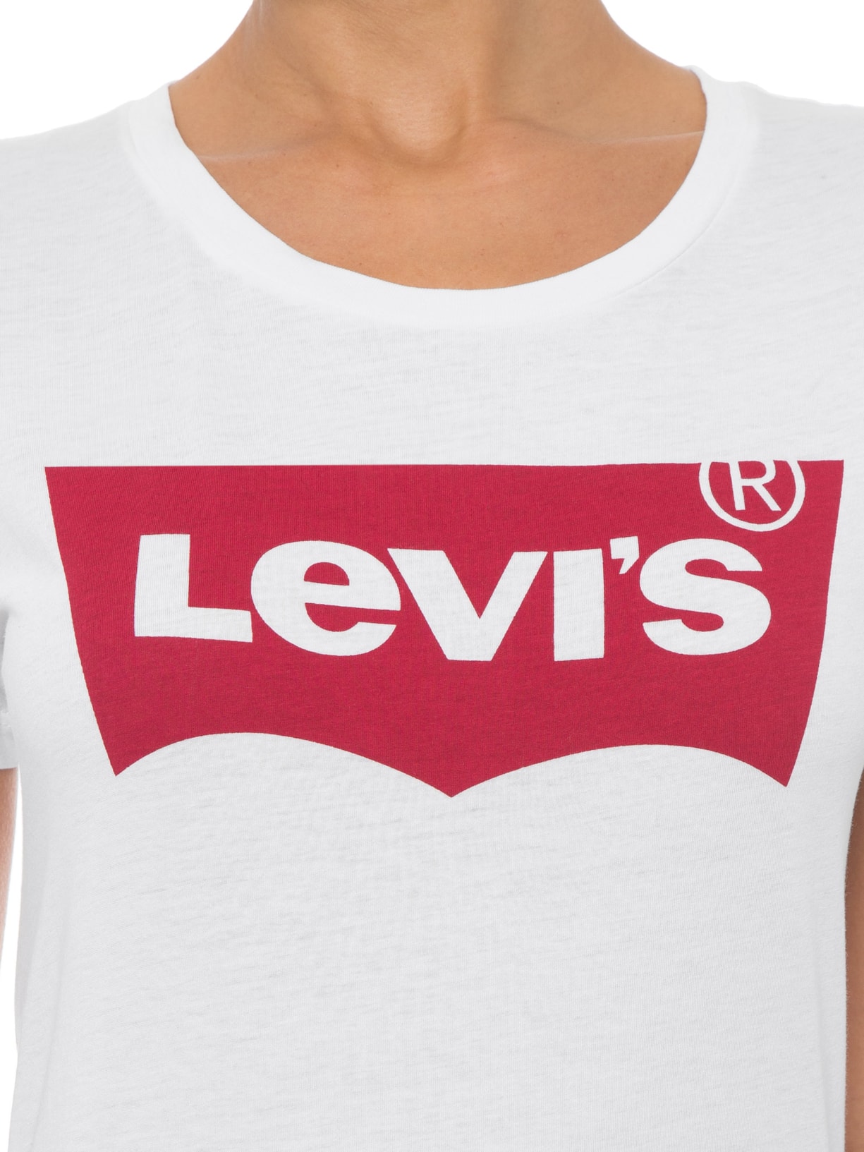 Camiseta Feminina Manga Curta Off White Levi's