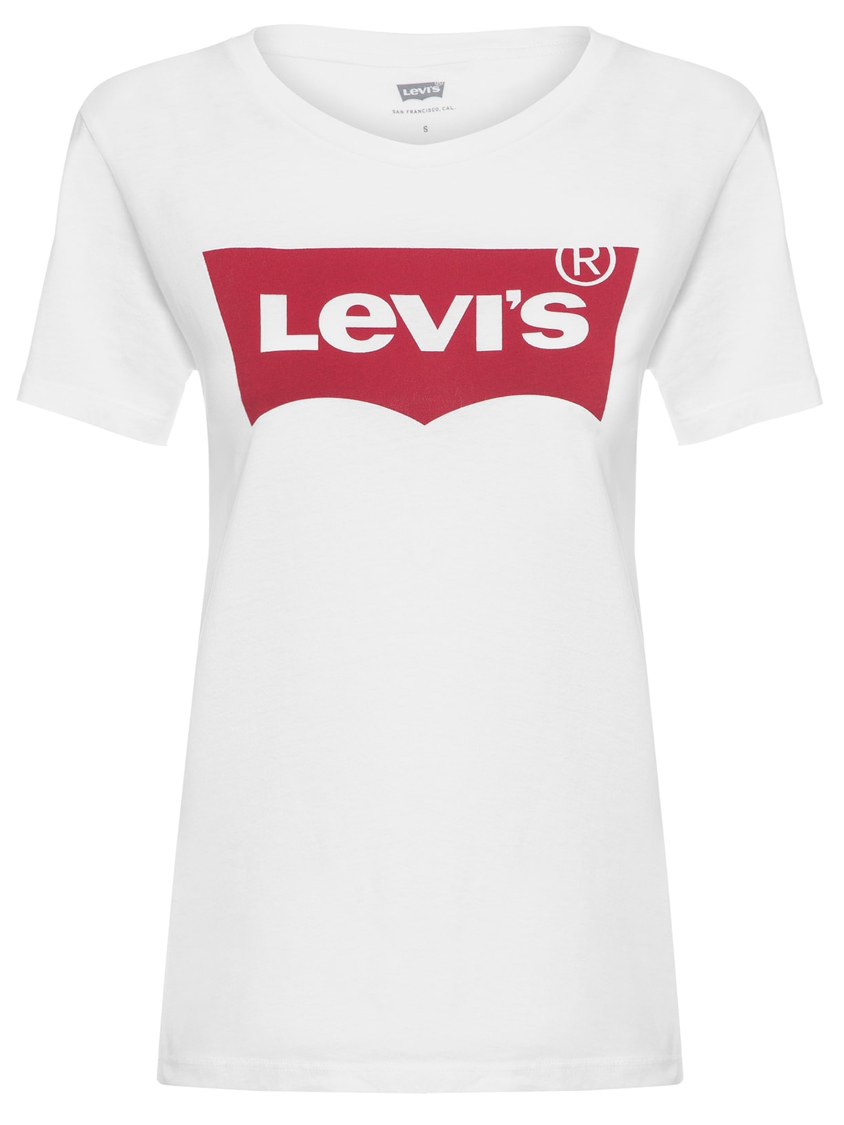 Camiseta Feminina Manga Curta Off White Levi's