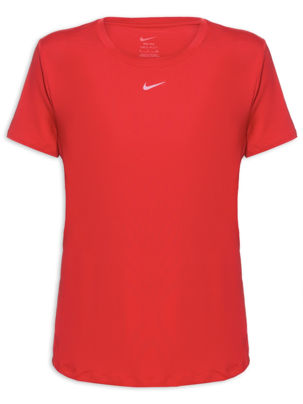 Camiseta Feminina Manga Curta One Classic DF - Vermelho