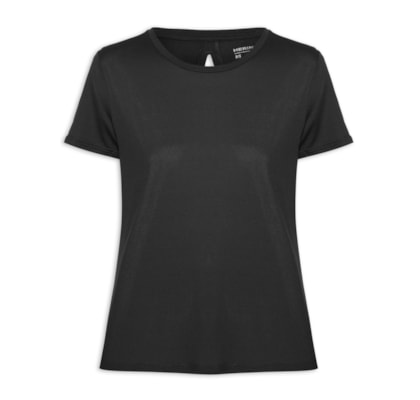 Camiseta Feminina Manga Curta - Preto