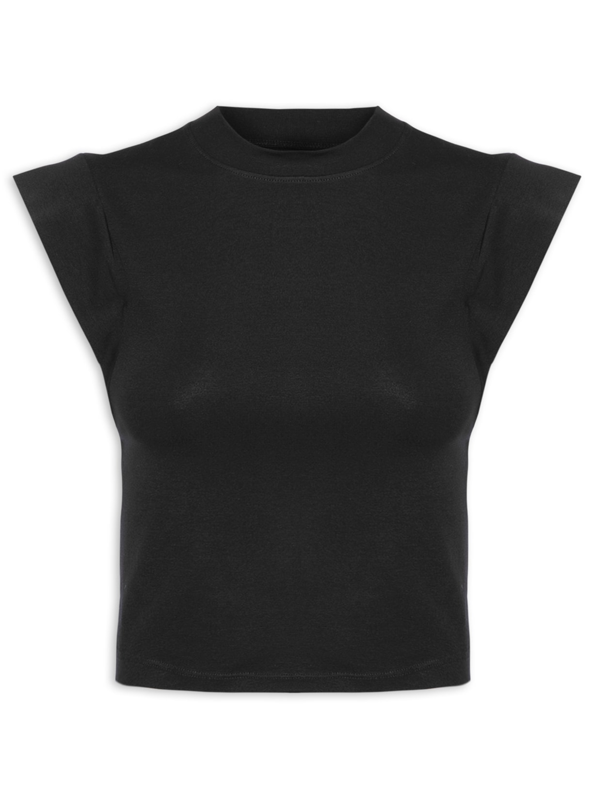 Camiseta Feminina Manga Curta - Preto
