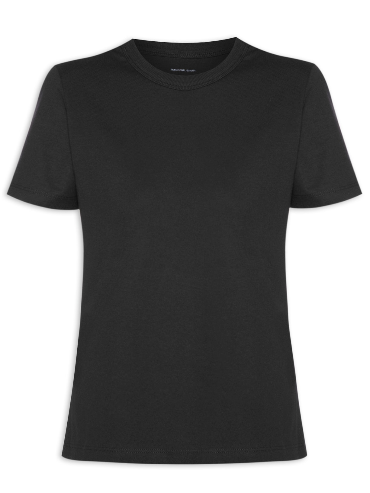 Camiseta Feminina Manga Curta - Preto