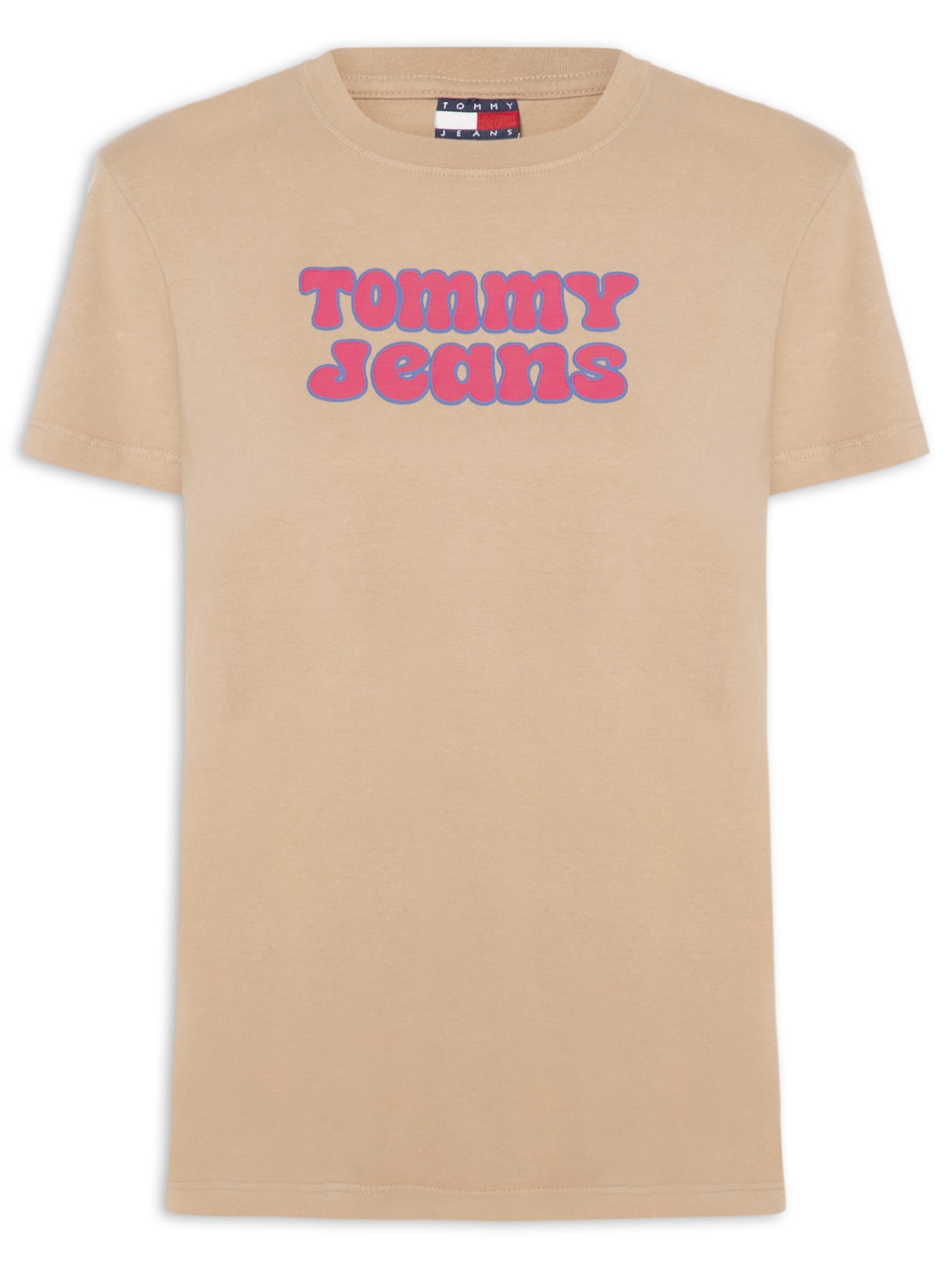 Camiseta Feminina Manga Curta Reg Essential Logo 2 Tee Ext - Marrom