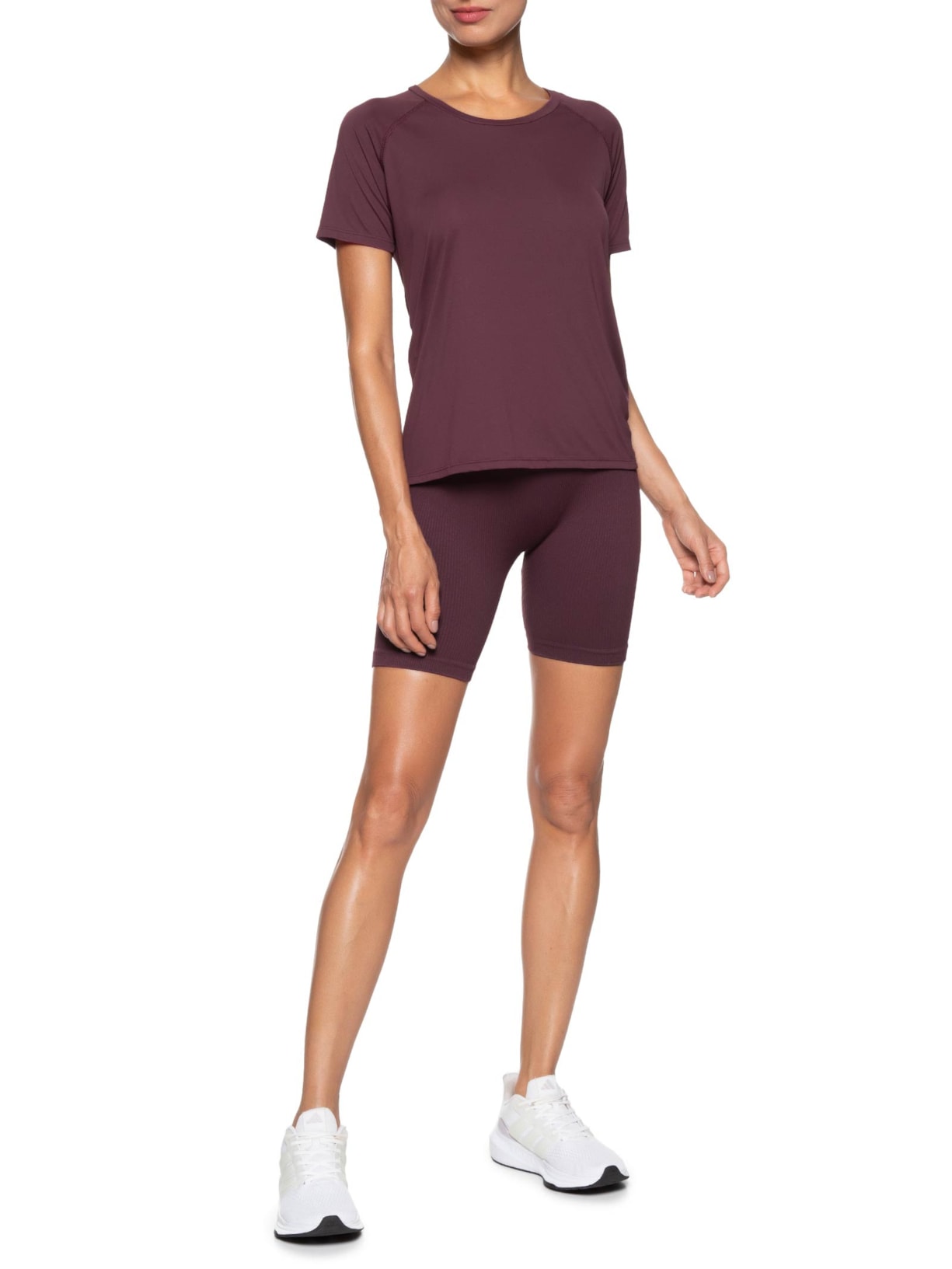 Camiseta Feminina Manga Curta Vermelho Hering Sports