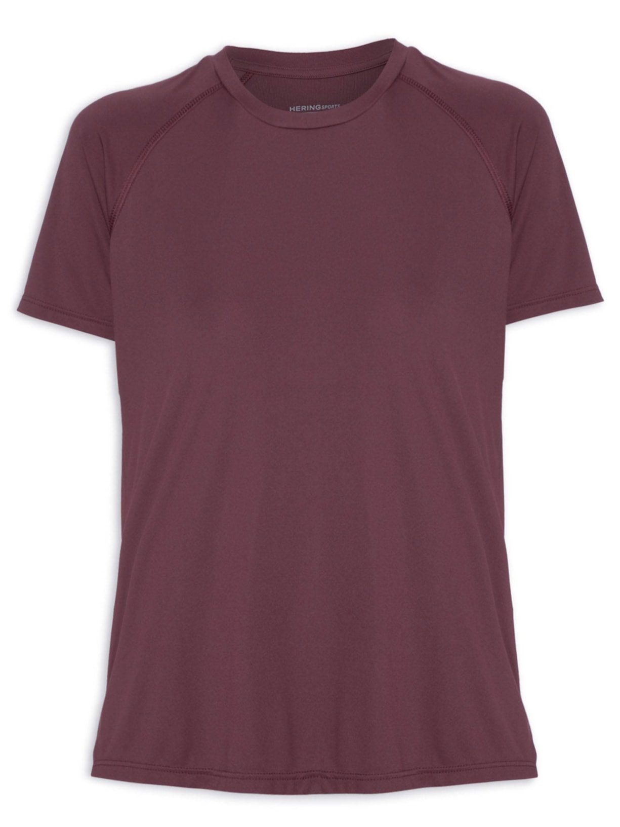 Camiseta Feminina Manga Curta Vermelho Hering Sports