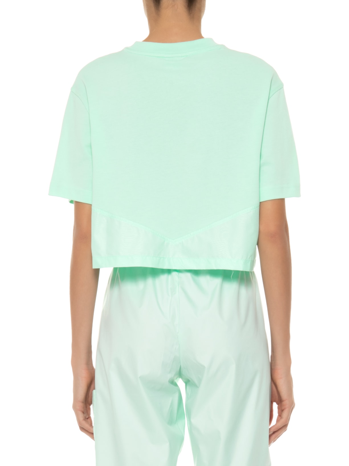 Camiseta Feminina Manga Curta W Nsw Ic Ss Aop Top Ce Verde Nike