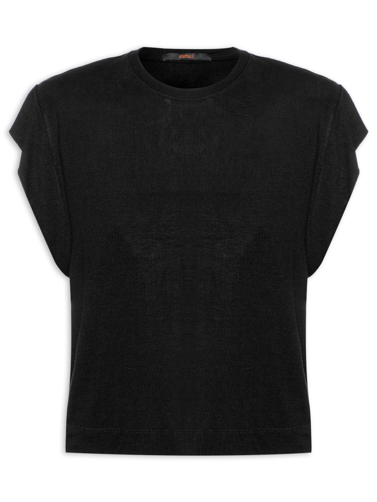 Camiseta Feminina Manga Dupla - Preto