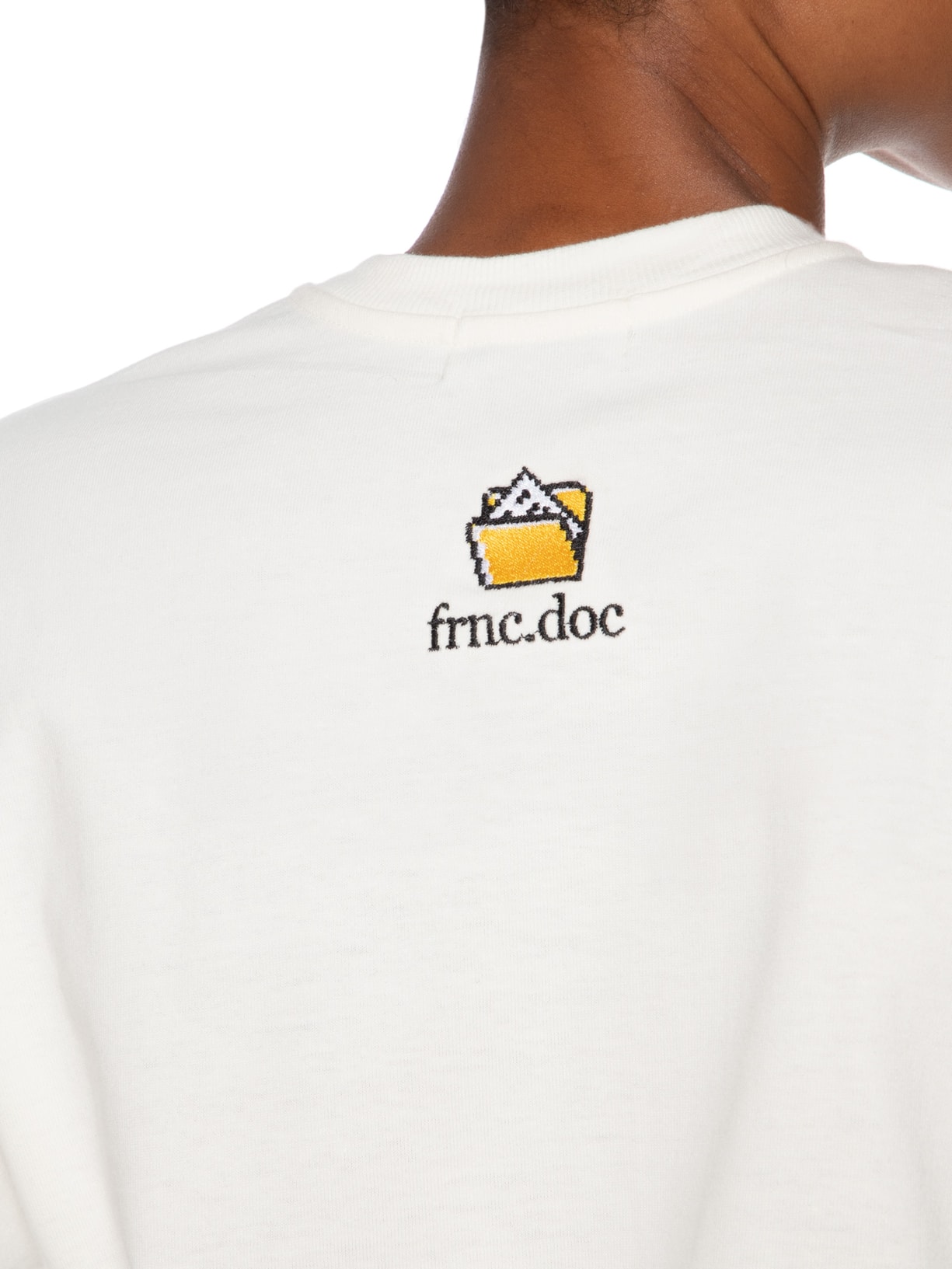 Camiseta Feminina Manga Longa Danger Branco Francesca