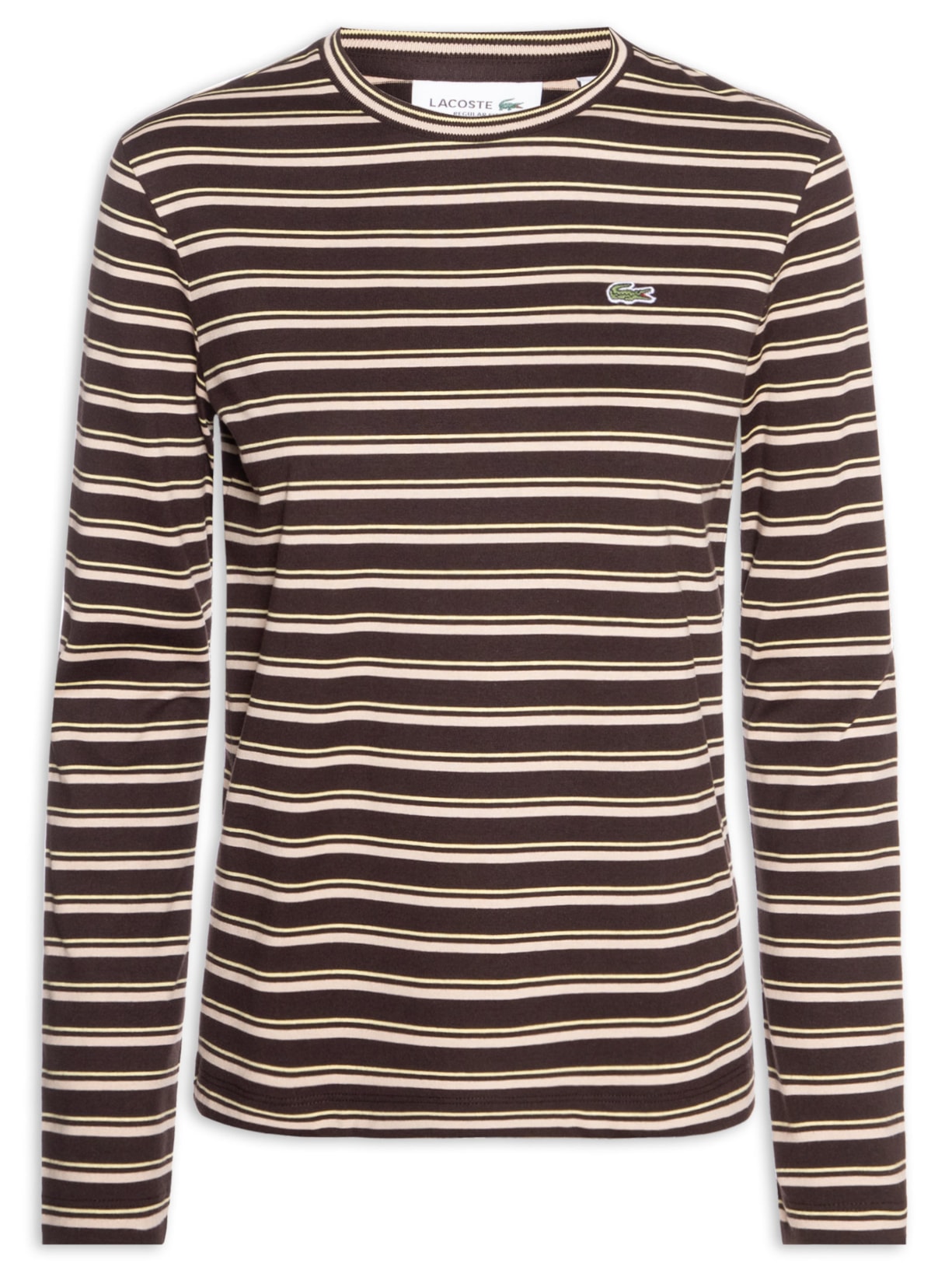 Camiseta Feminina Manga Longa Listrada - Preto