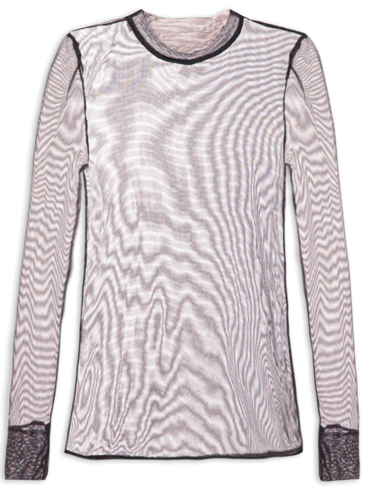 Camiseta Feminina Manga Longa - Marrom