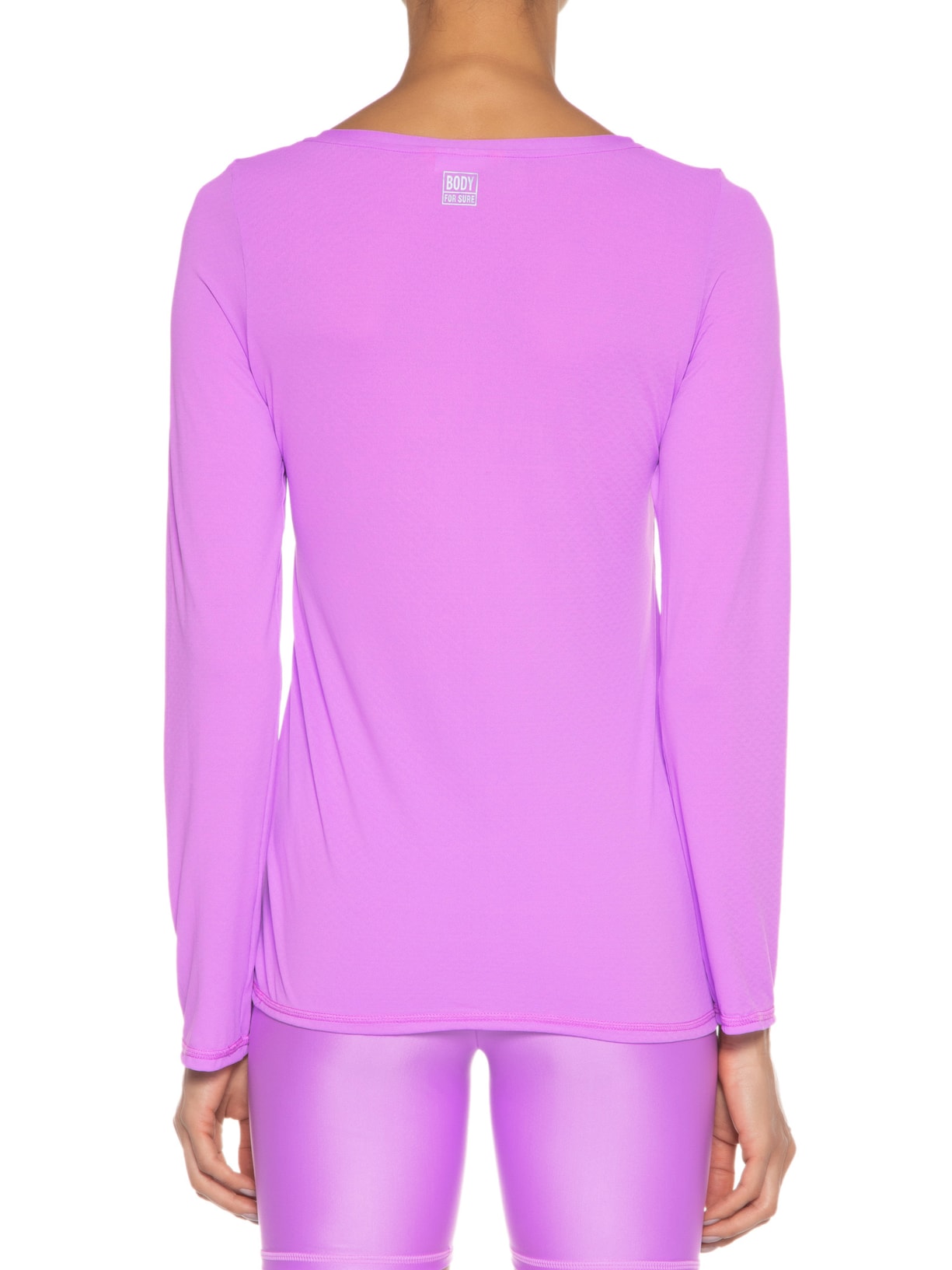Camiseta Feminina Manga Longa Move Lilás Body For Sure