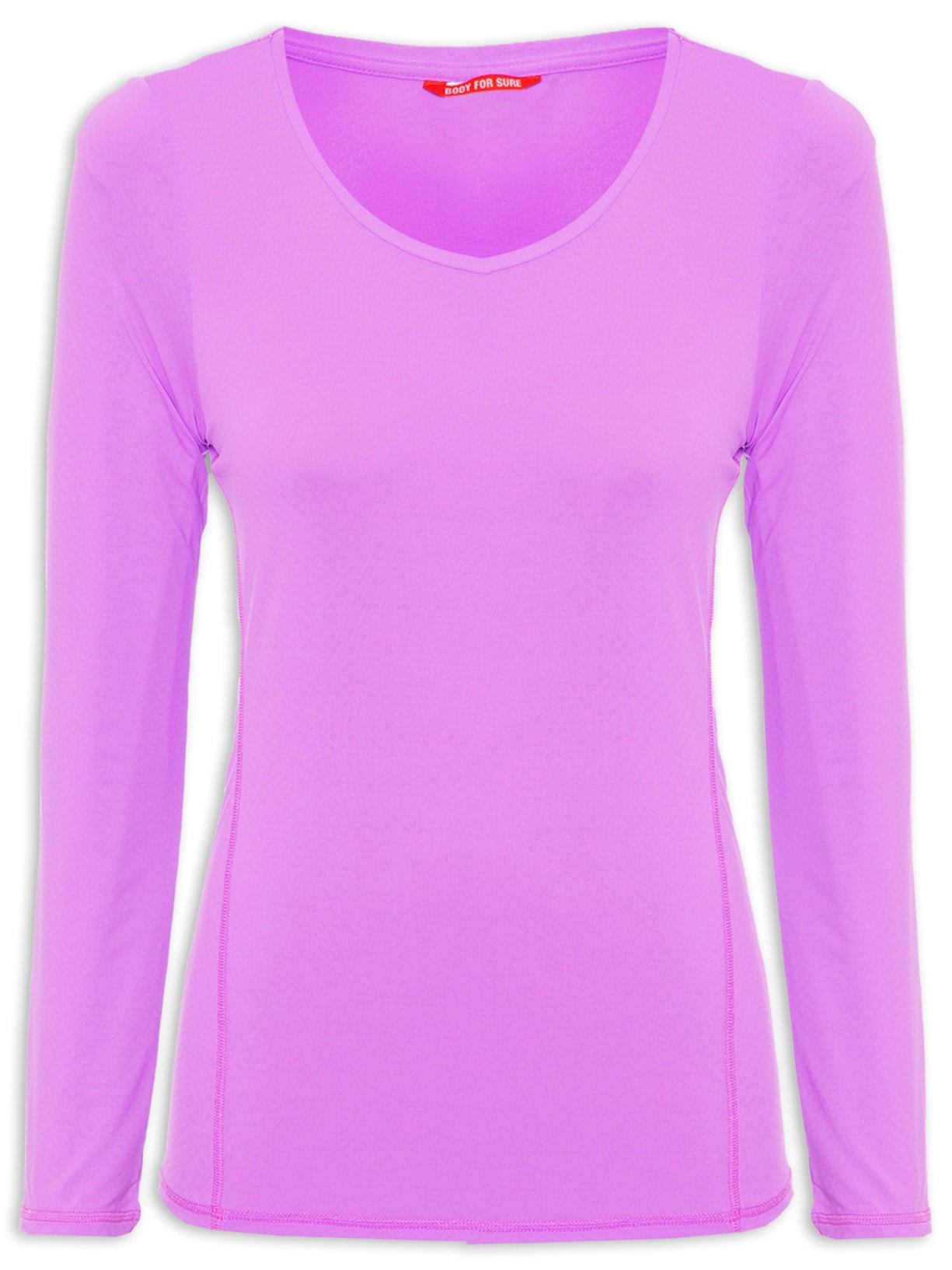 Camiseta Feminina Manga Longa Move - Lilás