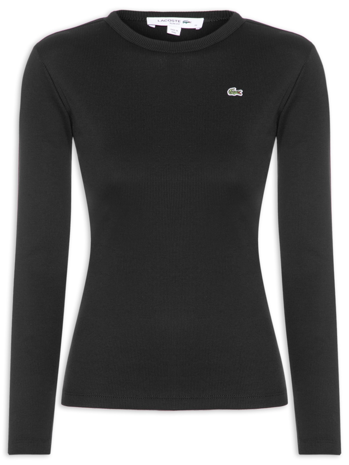 Camiseta Feminina Manga Longa - Preto