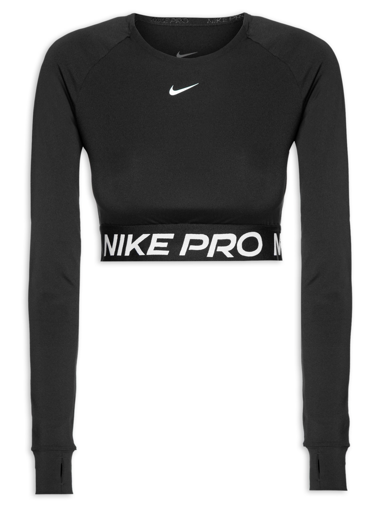 Camiseta Feminina Manga Longa Pro - Preto