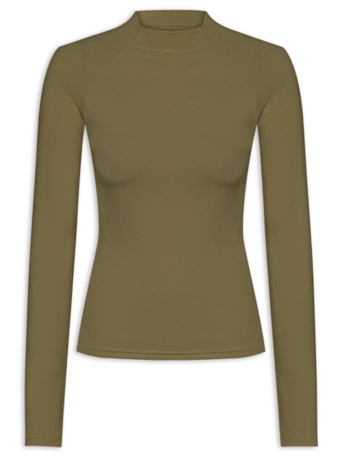 Camiseta Feminina Manga Longa Ragla - Verde