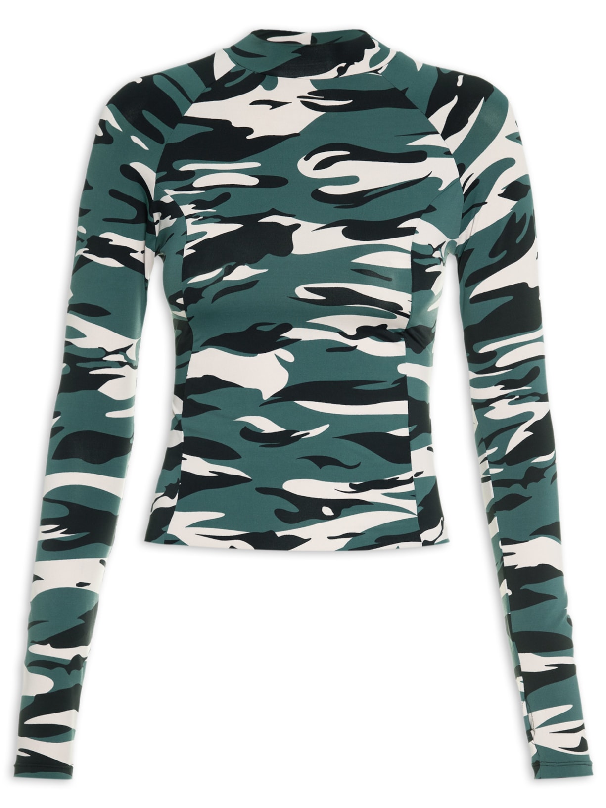 Camiseta Feminina Manga Longa Uv - Verde