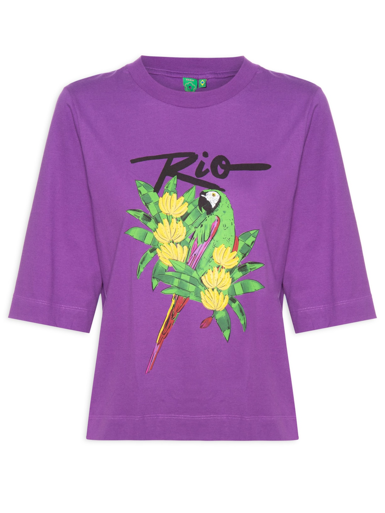 Camiseta Feminina Mangão Rio - Roxo
