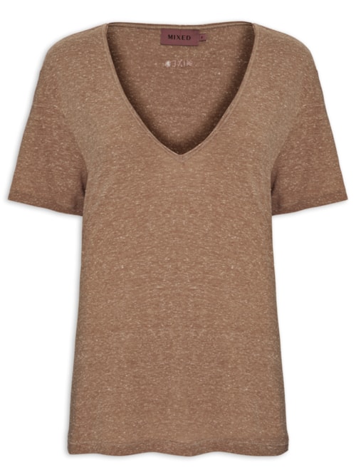 Camiseta Feminina Martina V27 - Bege