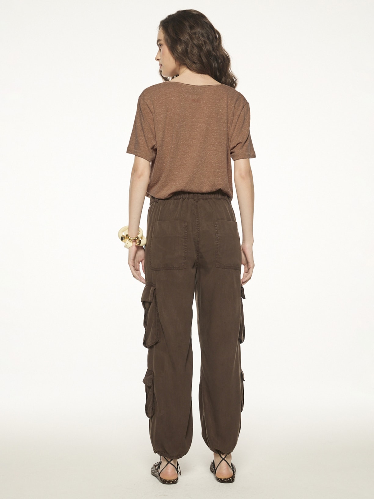 Camiseta Feminina Martina V27 Bege Mixed