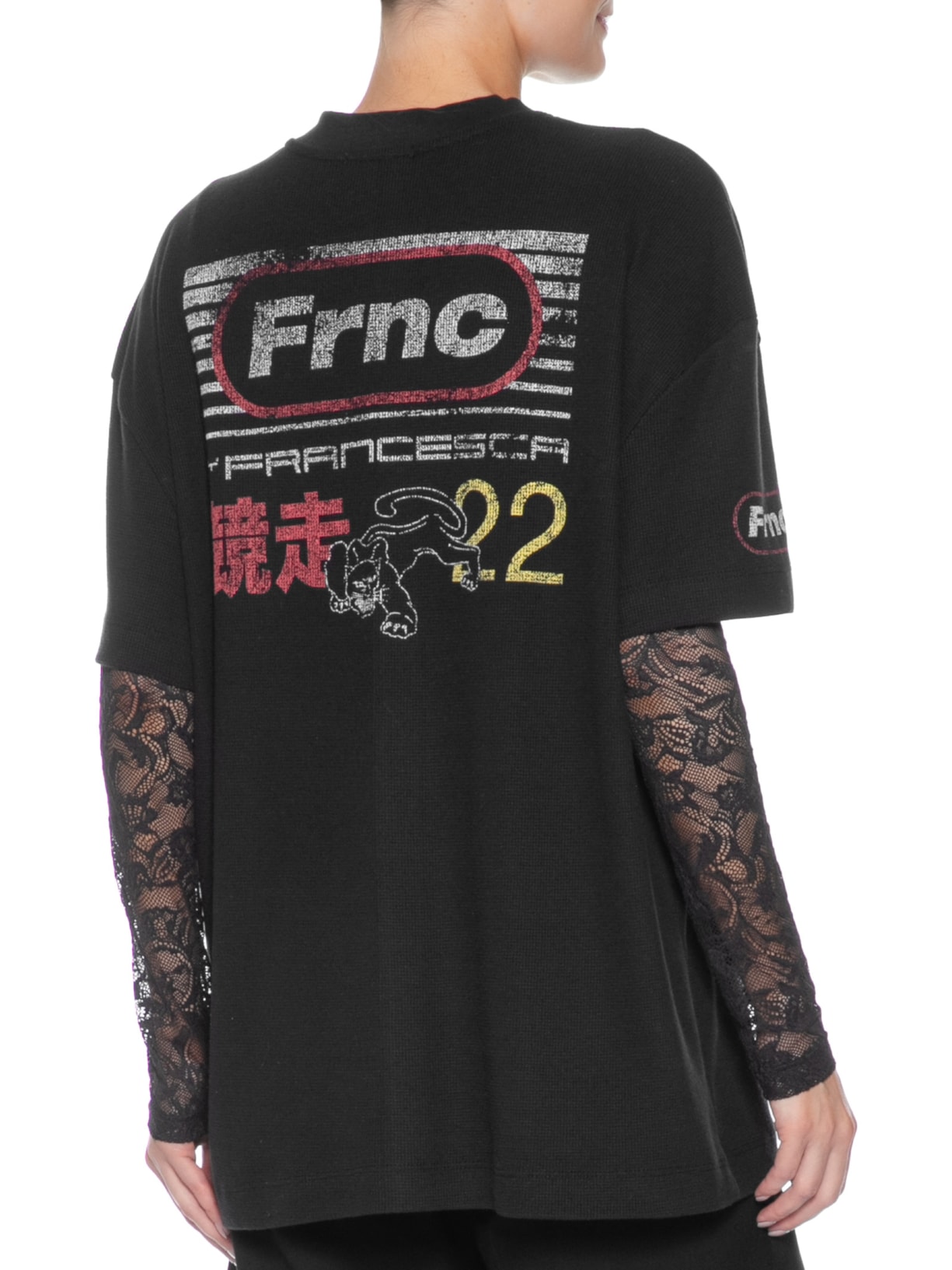 Camiseta Feminina Max Leopard Preto Francesca