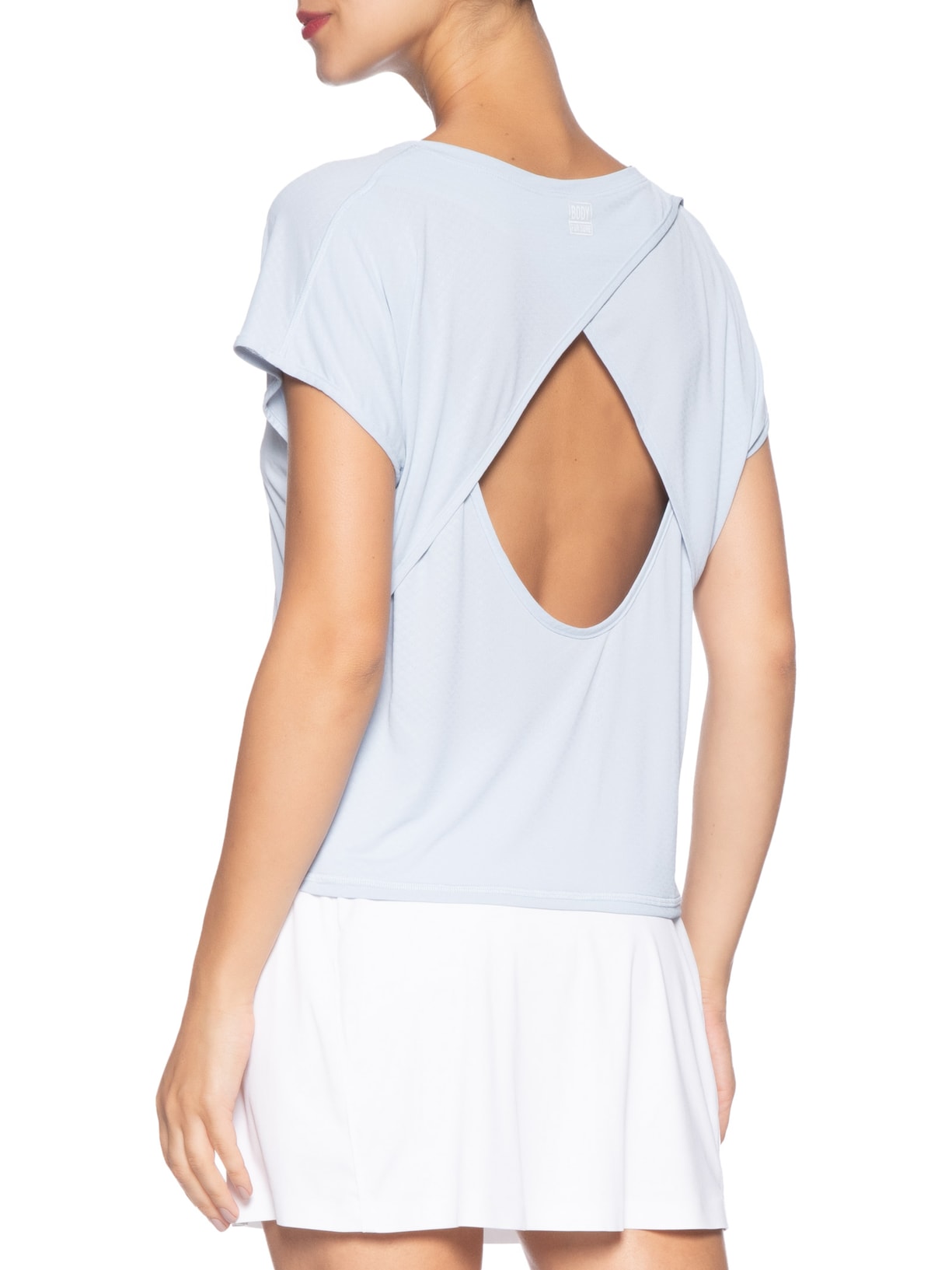 Camiseta Feminina Mc Lisa Pop Azul Body For Sure